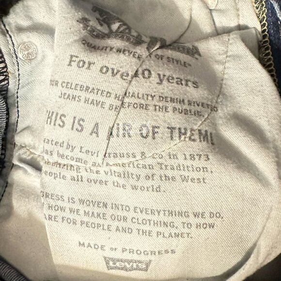 Levi's 513 Slim Straight Men's Jeans Size 28/30 - Picture 6 of 7